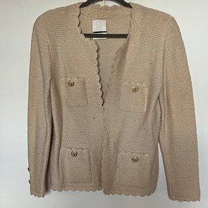 Vintage scallop cardigan